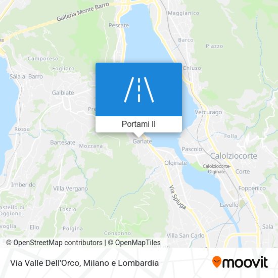 Mappa Via Valle Dell'Orco