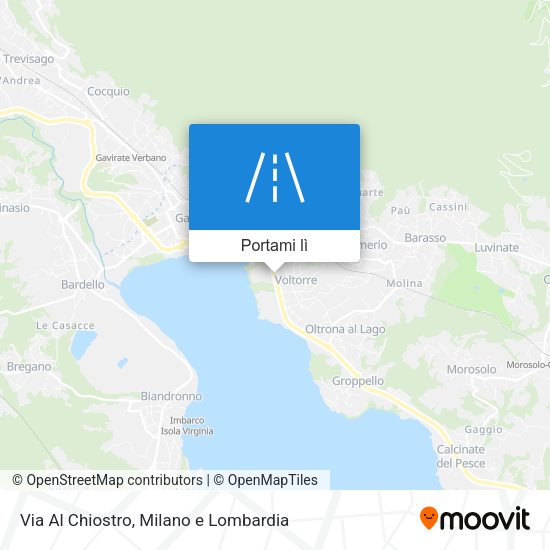 Mappa Via Al Chiostro