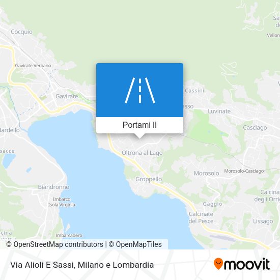 Mappa Via Alioli E Sassi