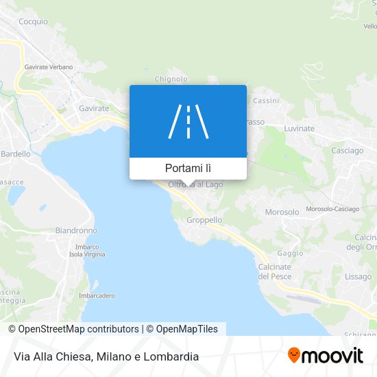 Mappa Via Alla Chiesa