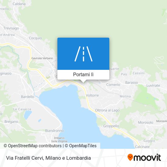 Mappa Via Fratelli Cervi