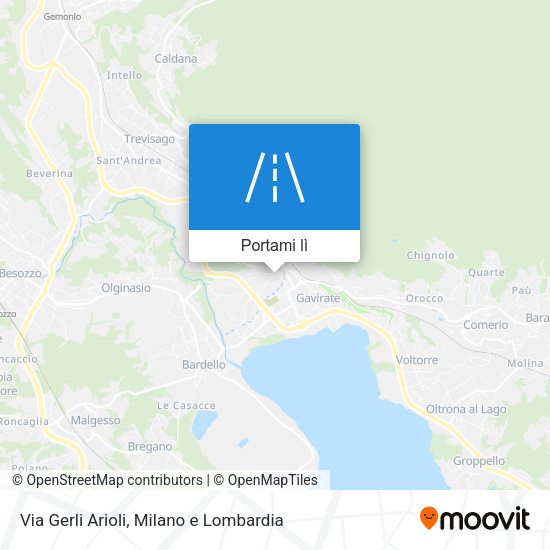 Mappa Via Gerli Arioli