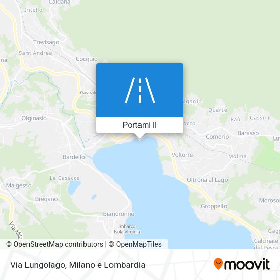 Mappa Via Lungolago