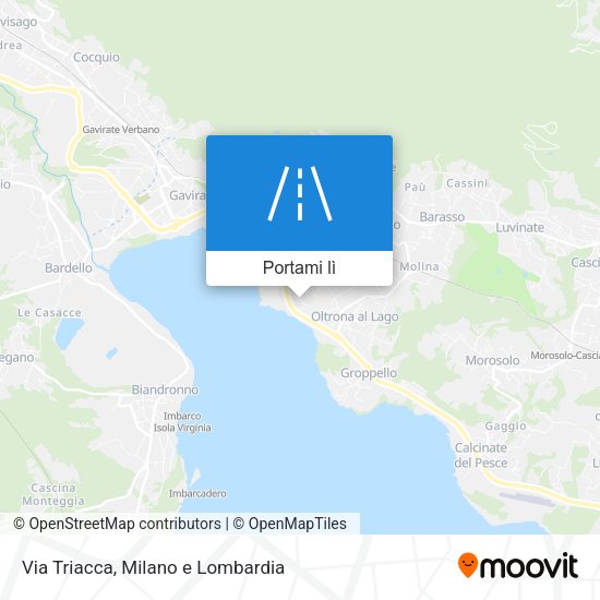 Mappa Via Triacca