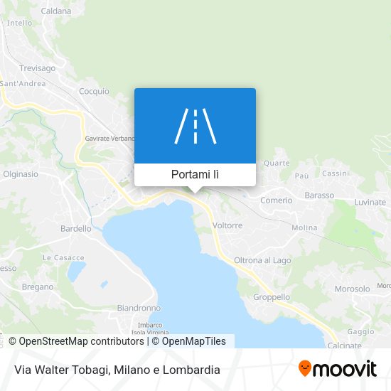 Mappa Via Walter Tobagi