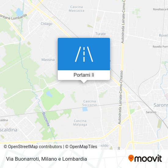 Mappa Via Buonarroti