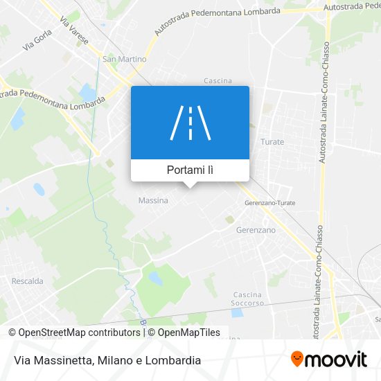 Mappa Via Massinetta