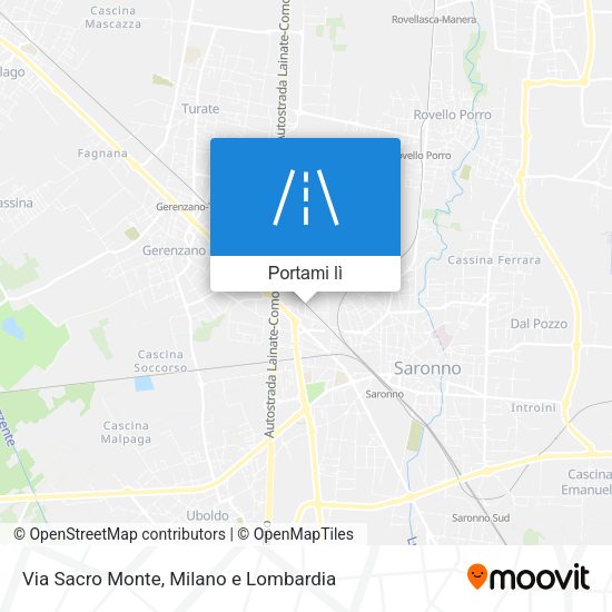Mappa Via Sacro Monte