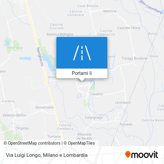 Mappa Via Luigi Longo