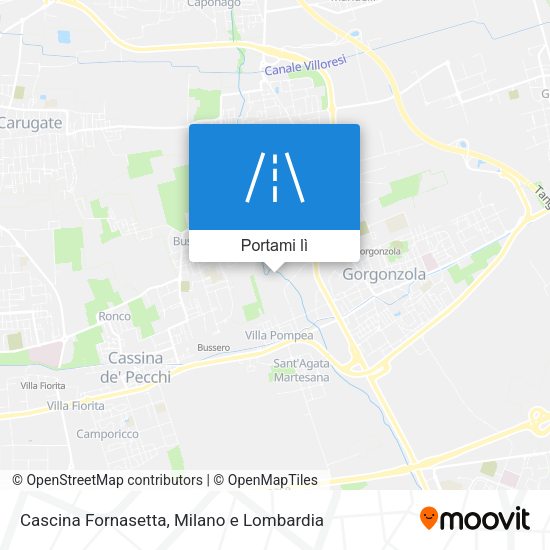 Mappa Cascina Fornasetta