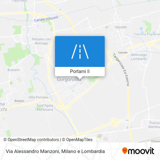 Mappa Via Alessandro Manzoni