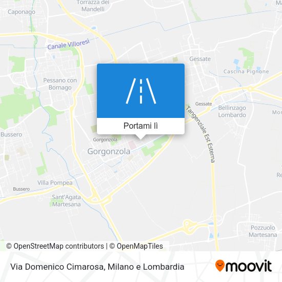 Mappa Via Domenico Cimarosa