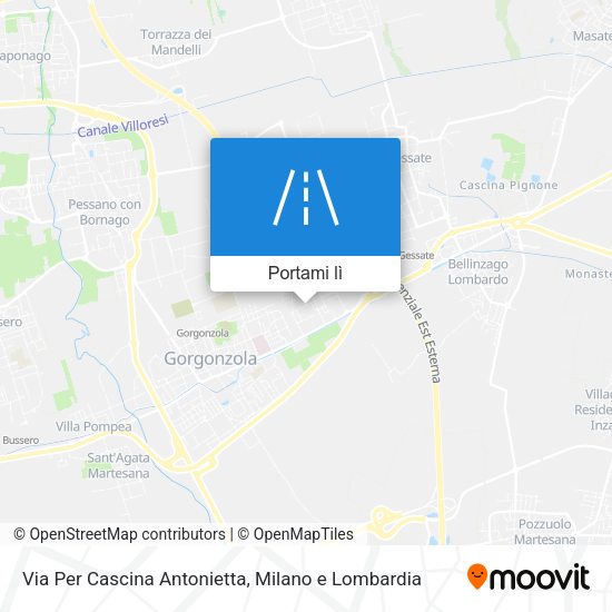Mappa Via Per Cascina Antonietta