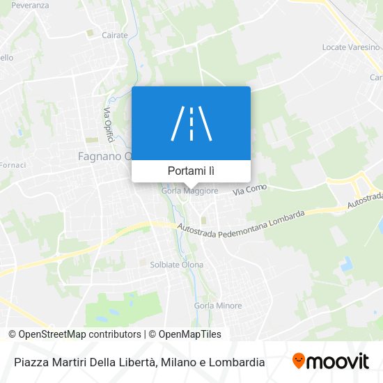 Mappa Piazza Martiri Della Libertà
