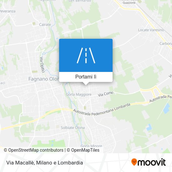 Mappa Via Macallè