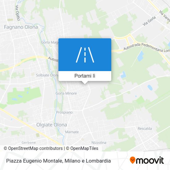 Mappa Piazza Eugenio Montale