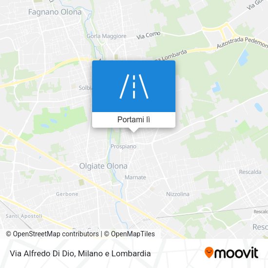 Mappa Via Alfredo Di Dio