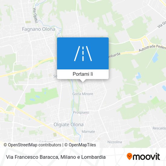 Mappa Via Francesco Baracca