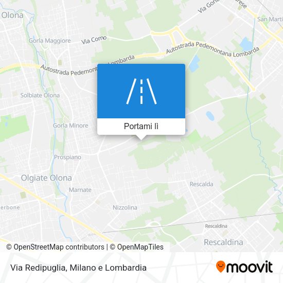 Mappa Via Redipuglia