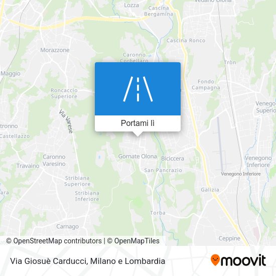 Mappa Via Giosuè Carducci