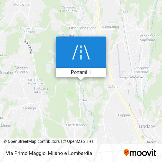 Mappa Via Primo Maggio