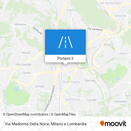 Mappa Via Madonna Della Noce