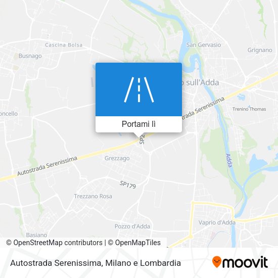 Mappa Autostrada Serenissima