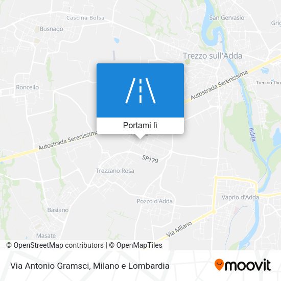 Mappa Via Antonio Gramsci