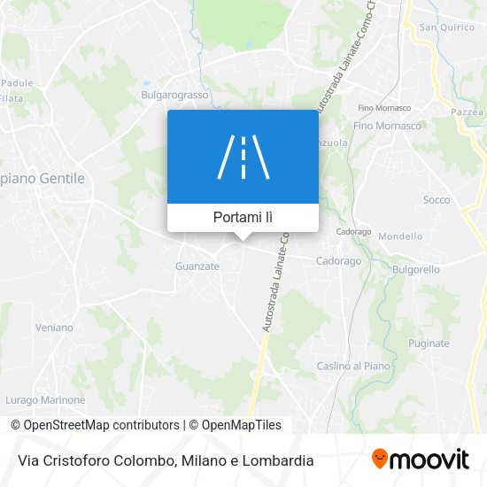 Mappa Via Cristoforo Colombo