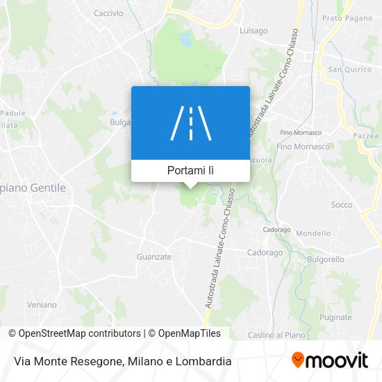 Mappa Via Monte Resegone