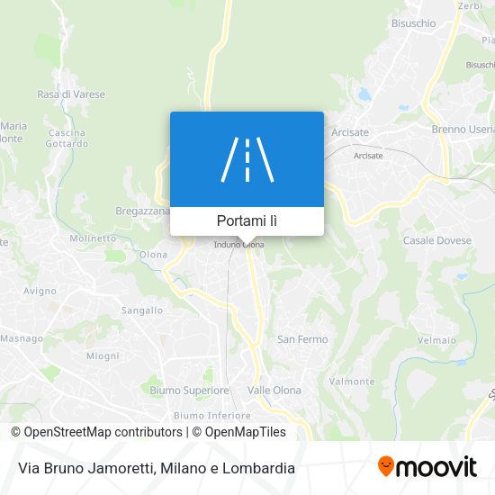 Mappa Via Bruno Jamoretti