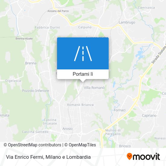 Mappa Via Enrico Fermi