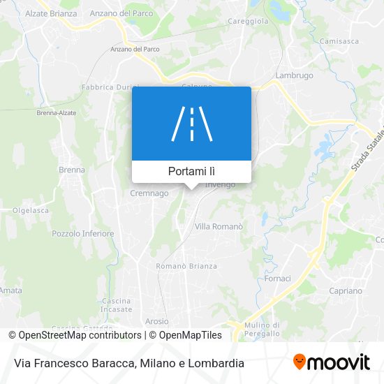 Mappa Via Francesco Baracca