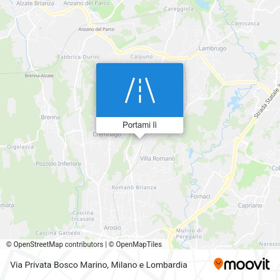 Mappa Via Privata Bosco Marino