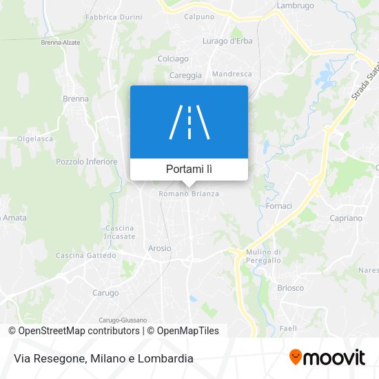 Mappa Via Resegone
