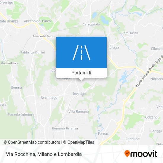Mappa Via Rocchina