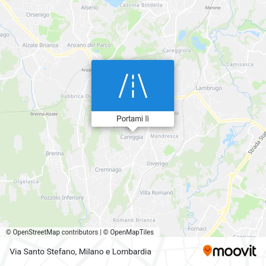 Mappa Via Santo Stefano