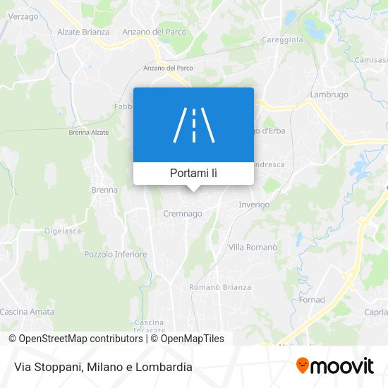 Mappa Via Stoppani