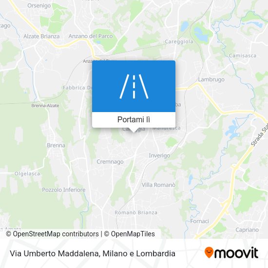 Mappa Via Umberto Maddalena