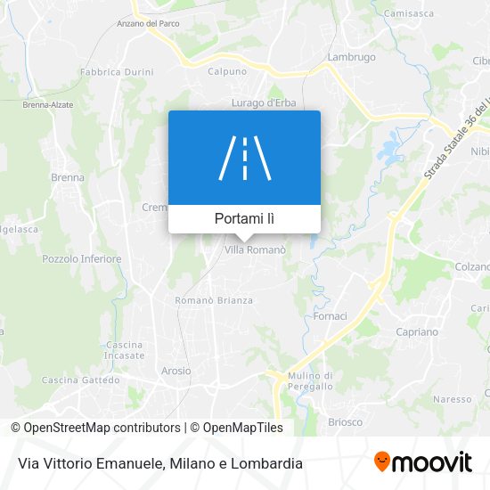 Mappa Via Vittorio Emanuele