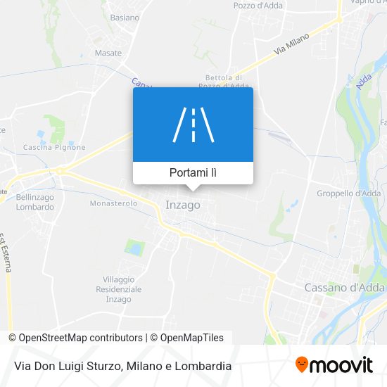 Mappa Via Don Luigi Sturzo