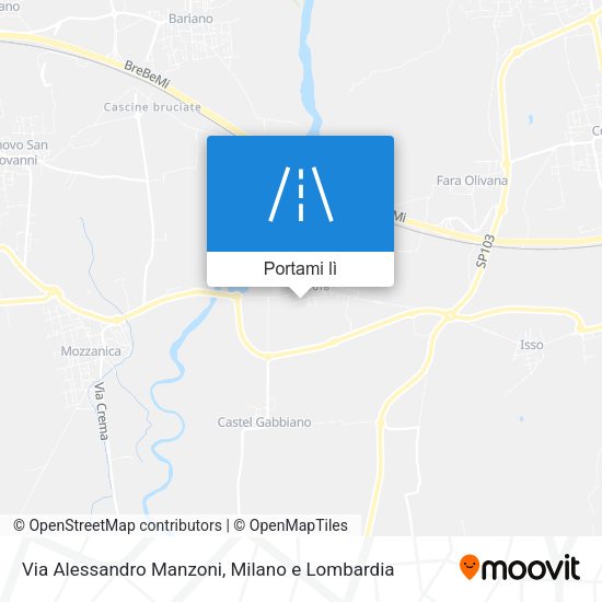 Mappa Via Alessandro Manzoni