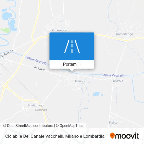 Mappa Ciclabile Del Canale Vacchelli