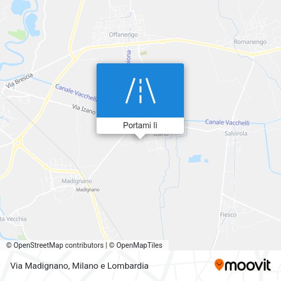 Mappa Via Madignano