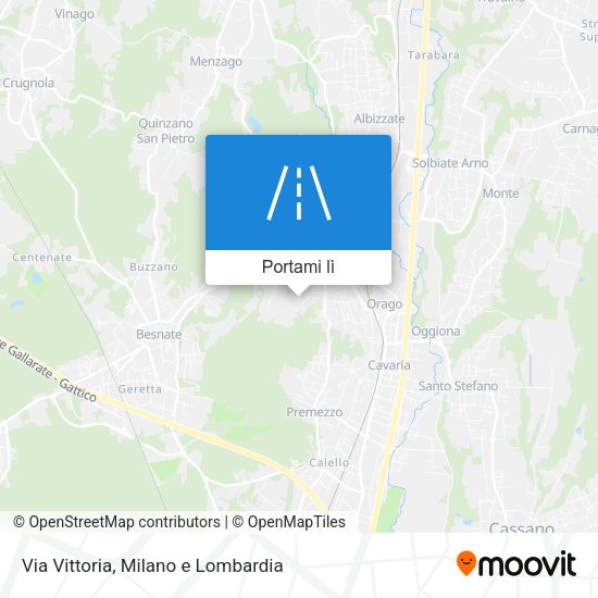Mappa Via Vittoria