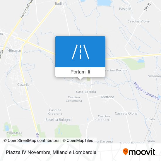 Mappa Piazza IV Novembre