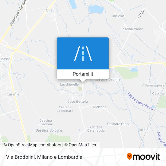 Mappa Via Brodolini