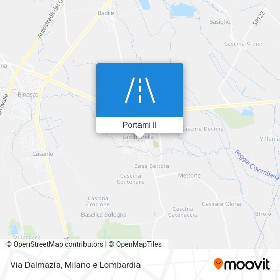 Mappa Via Dalmazia