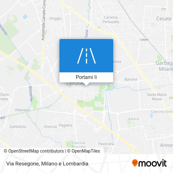 Mappa Via Resegone
