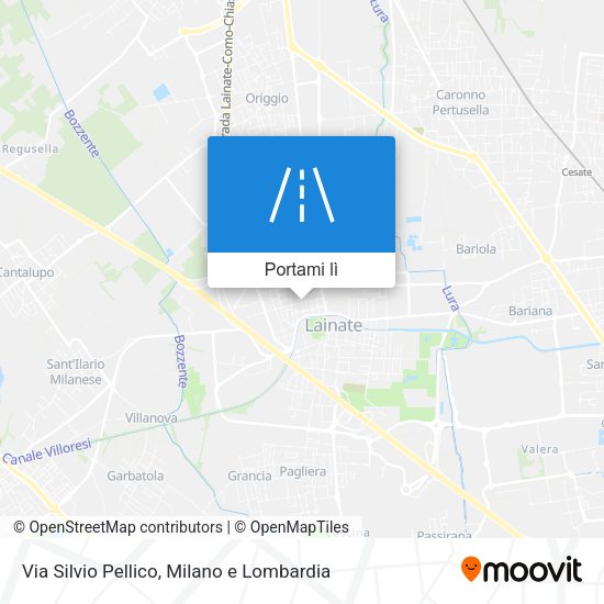 Mappa Via Silvio Pellico